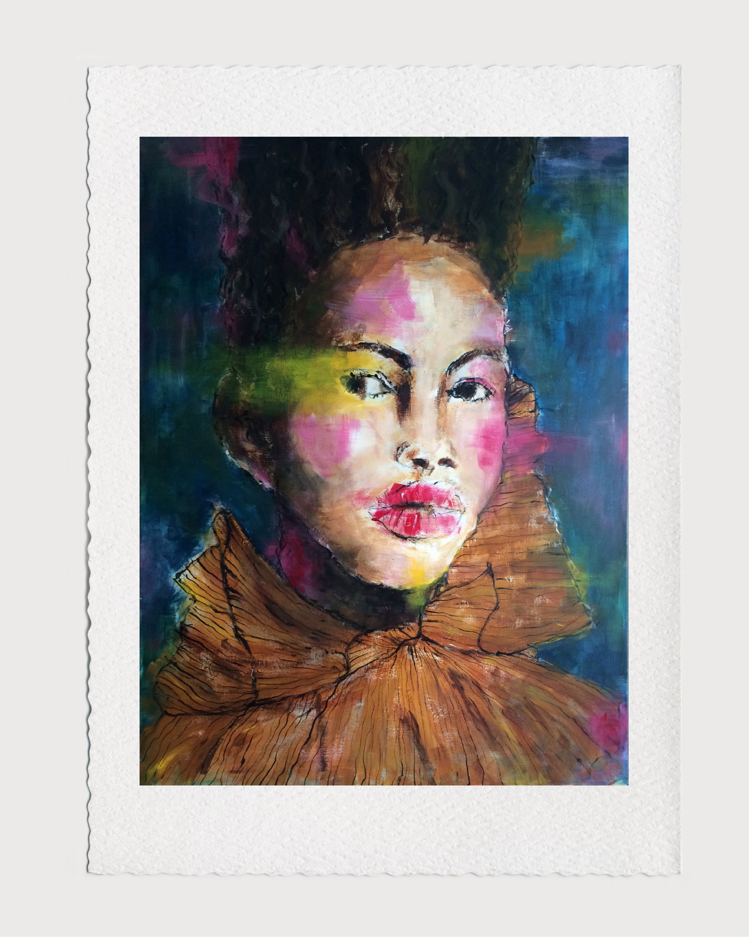 The Golden Lady. DGA. 40 x 50 cm