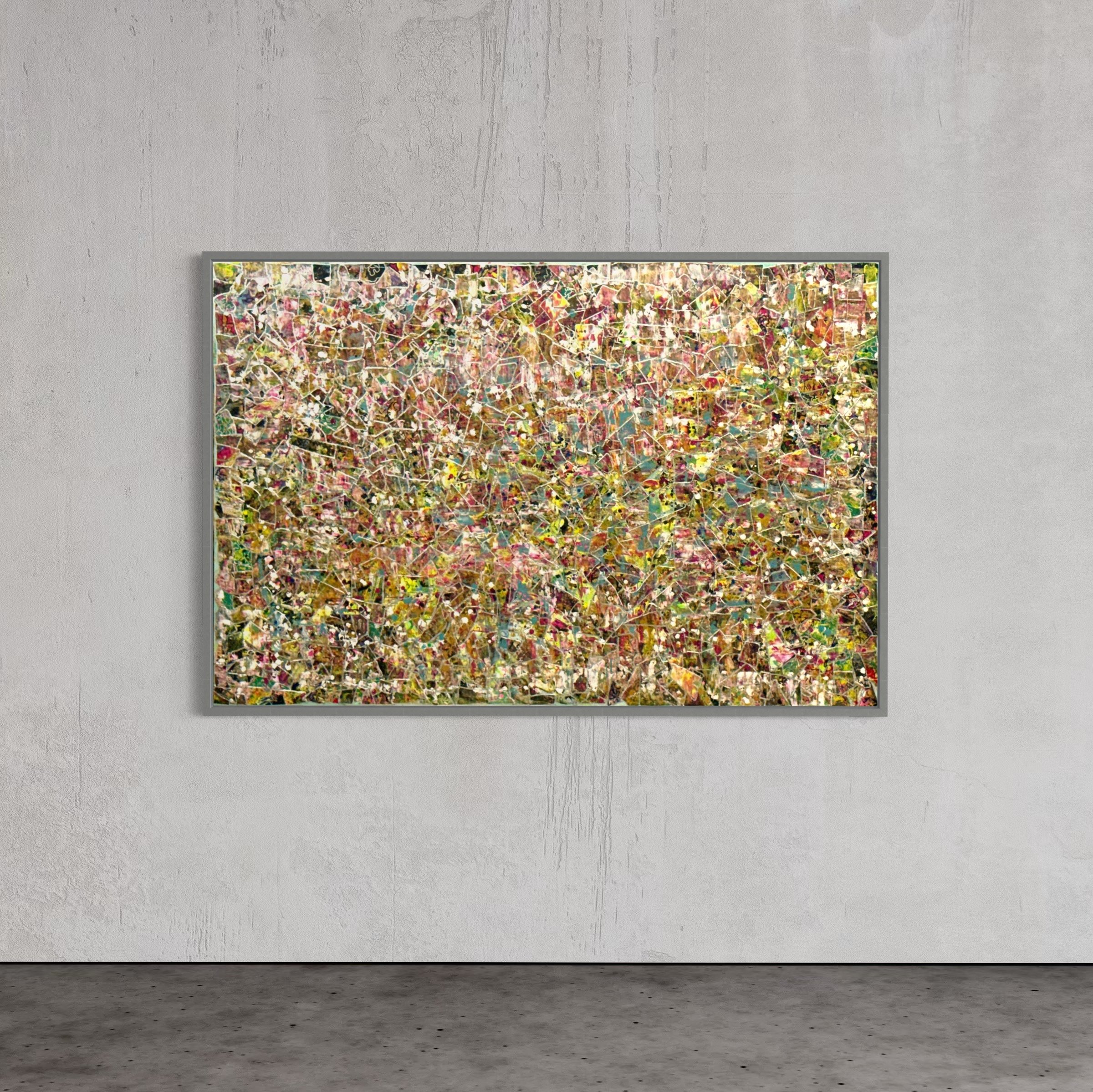 Pieces of Me 2025 Patches of Canvas on Canvas 150 X 100 cm �3900 1.jpeg