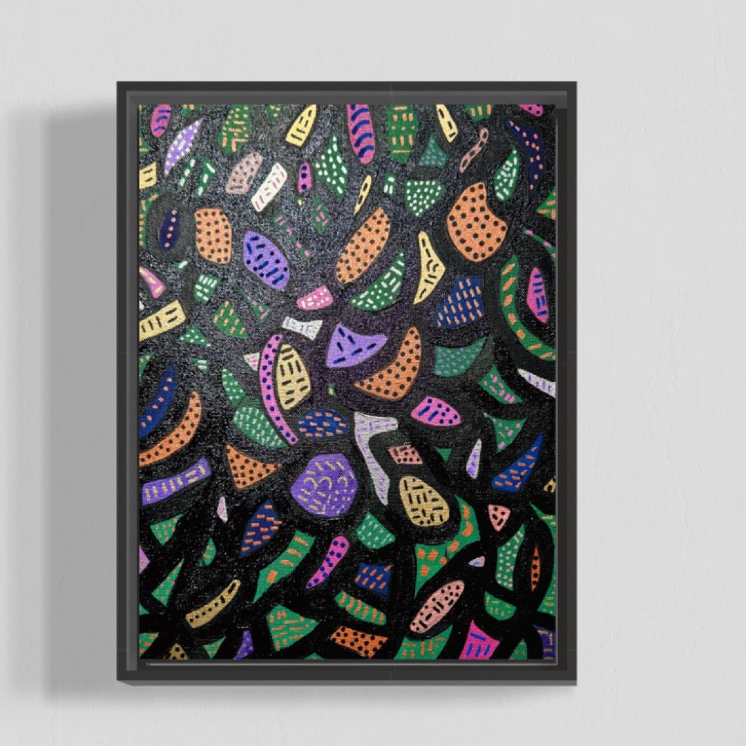 We're All Blissfully Twisted 2024 36 x 28 cm Acrylic on Canvas �270 1.jpeg