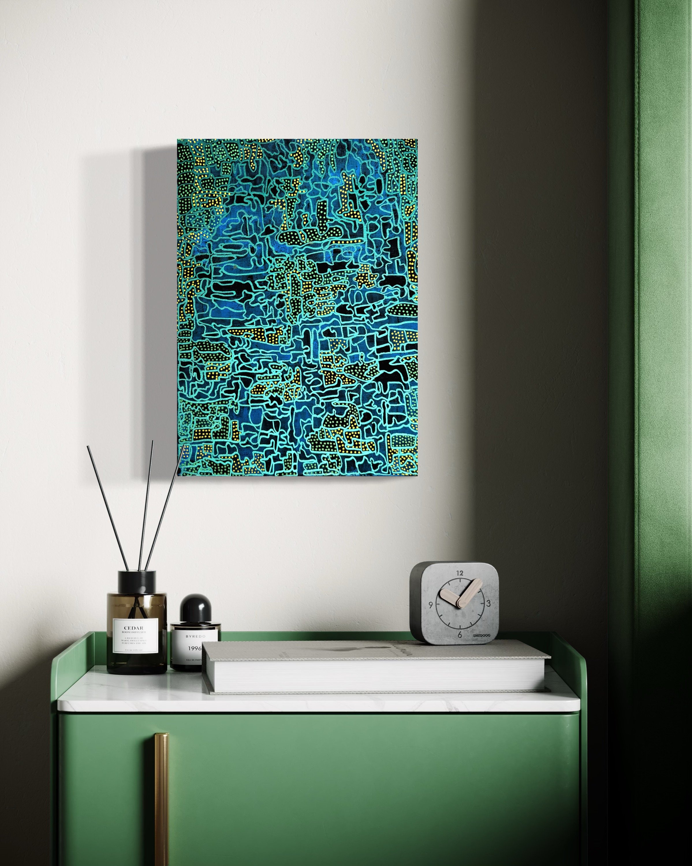 Tangled Tides 2024 Acrylic on Canvas 31 x 41 CM �330 1.jpeg