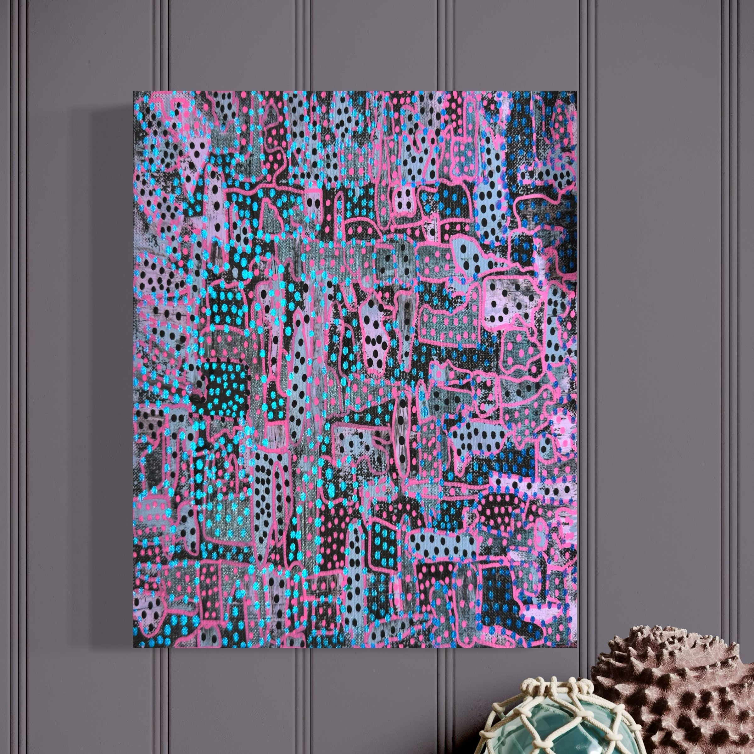 Take Me Off The Grid 2024 25 x 31 cm Acrylic On canvas �250 1.jpeg