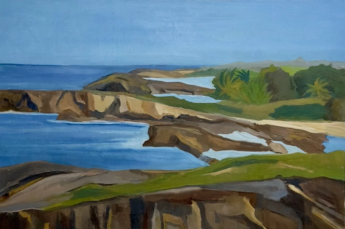 "PLAYA 3", OIL ON CANVAS, 24" X 36"