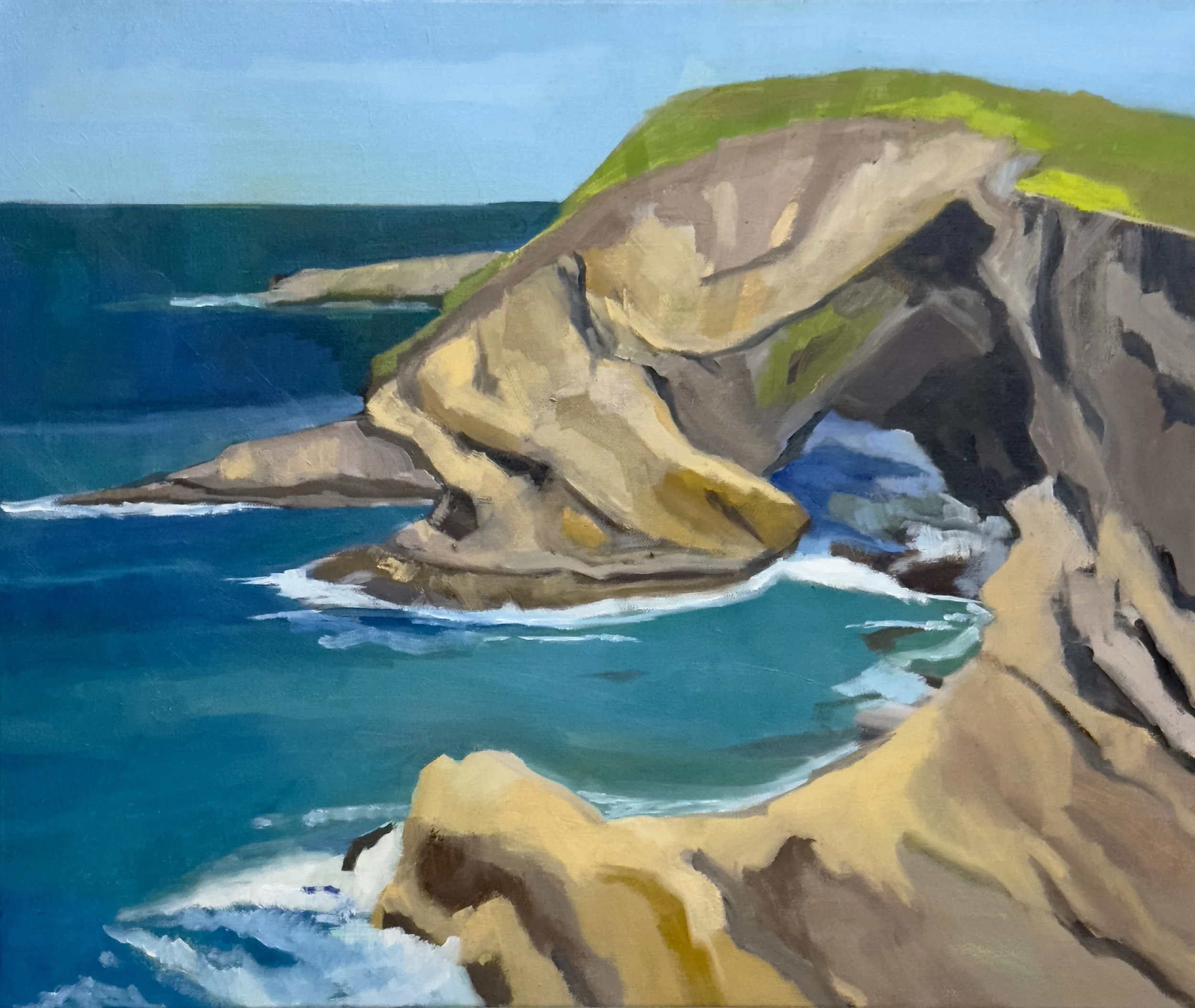 "PLAYA 2", OIL ON CANVAS, 18" X 24".
