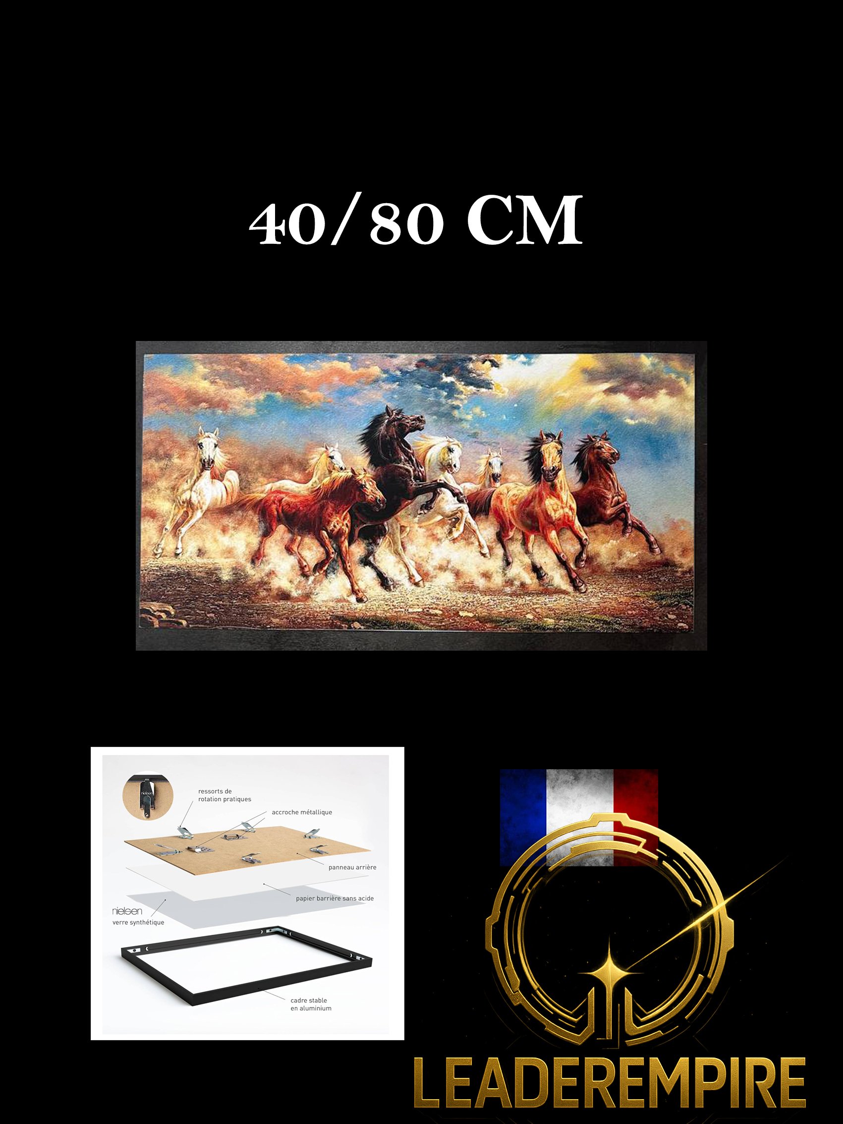 HORD SAUVAGE UNIQUE 40/60 CM HD