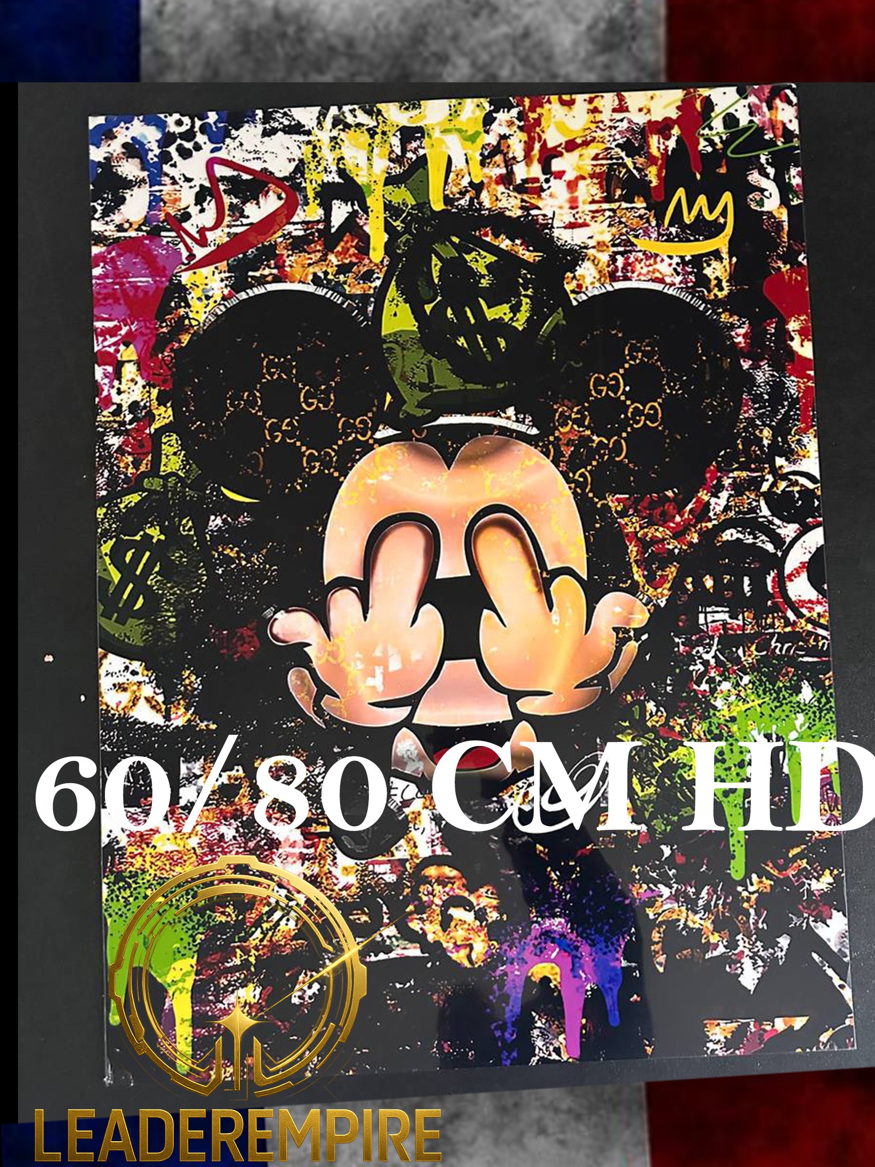 STREET ART 6967 60/80 CM HD PIECE UNIQUE