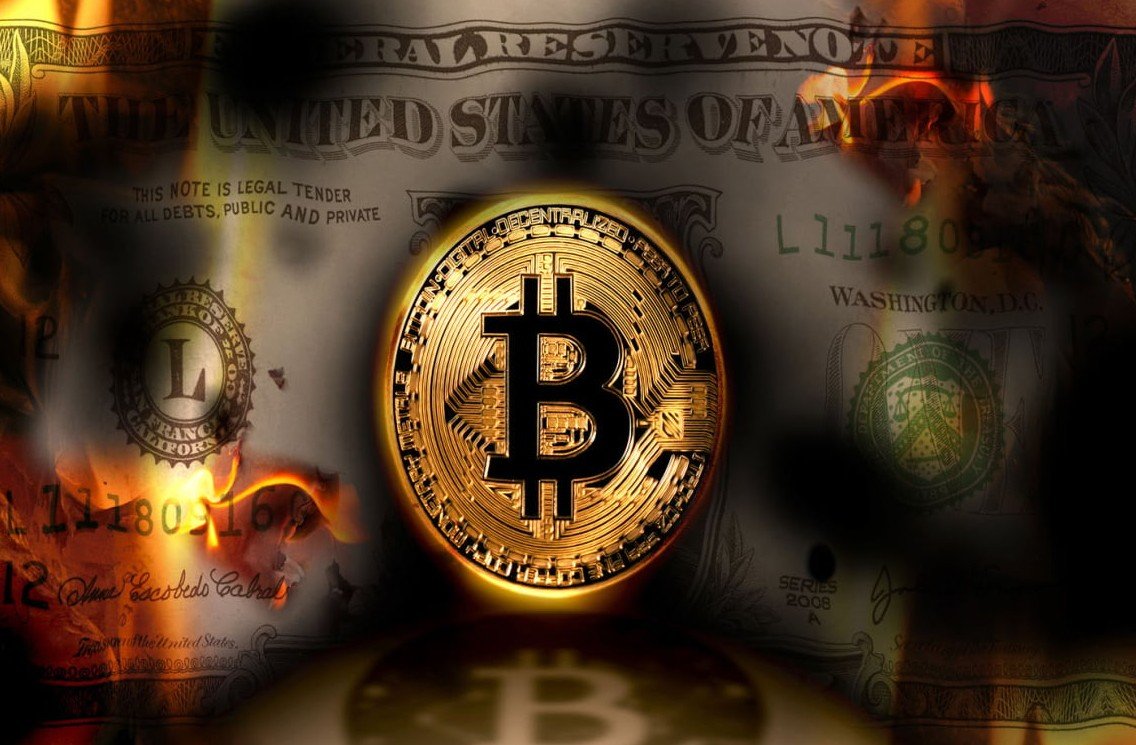 MONEY BITCOIN 40/60CM
