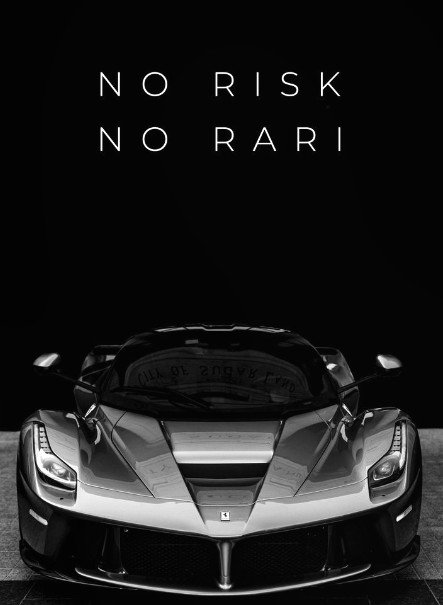 NO RISK NO RARI 40/60 CM PHOTO HD