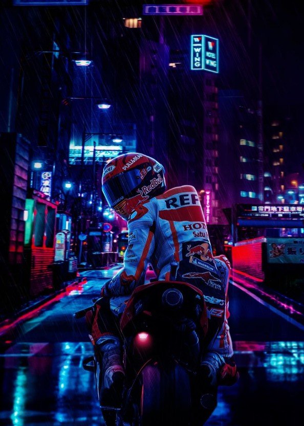 MOTO SCENE JAPON 40/60 CM UNIQUE