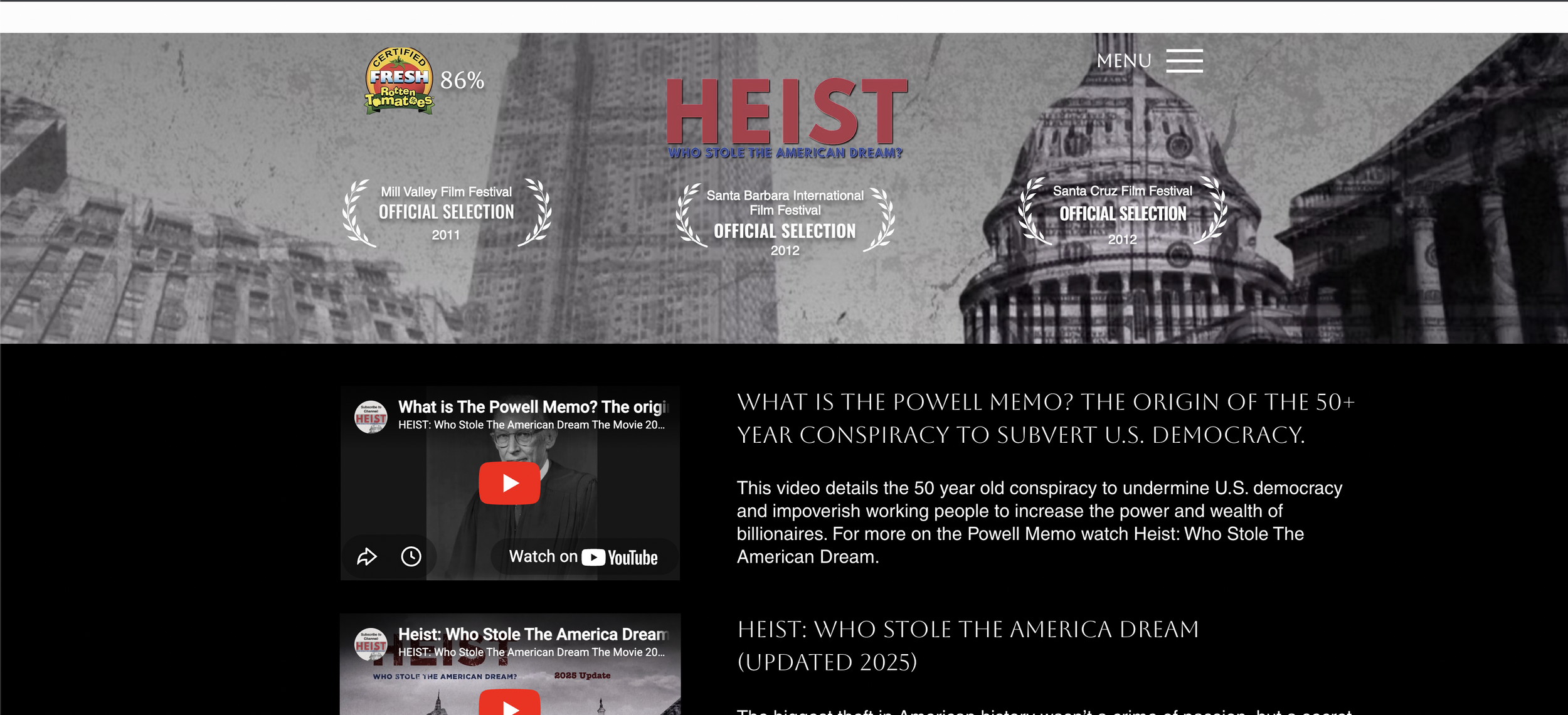HEIST THE MOVIE (2025) | Website and Social Media