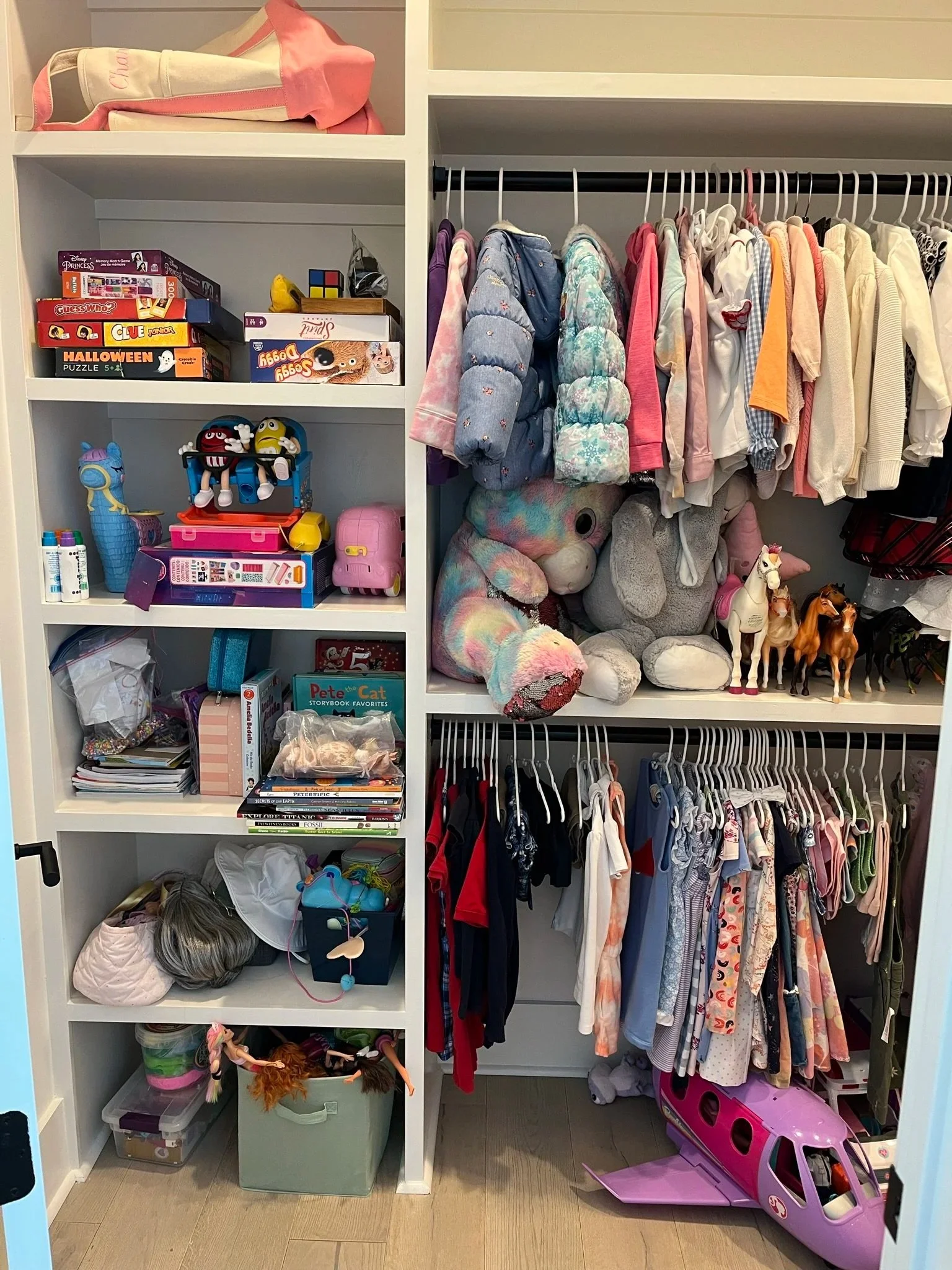 KIDS CLOSET BEFORE