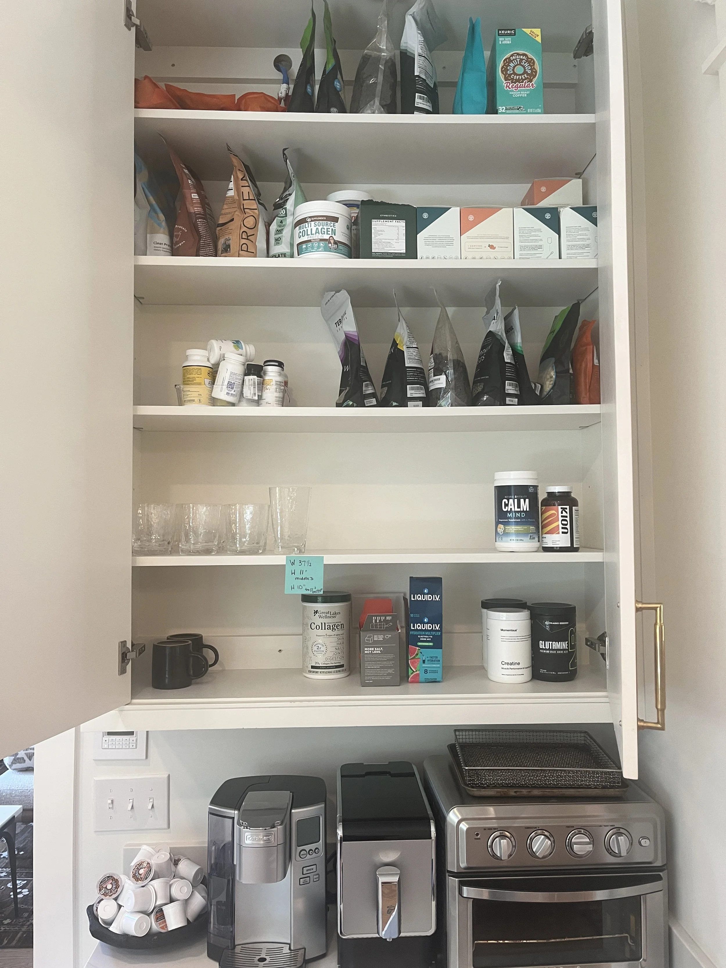 SUPPLEMENTS CABINET BEFORE
