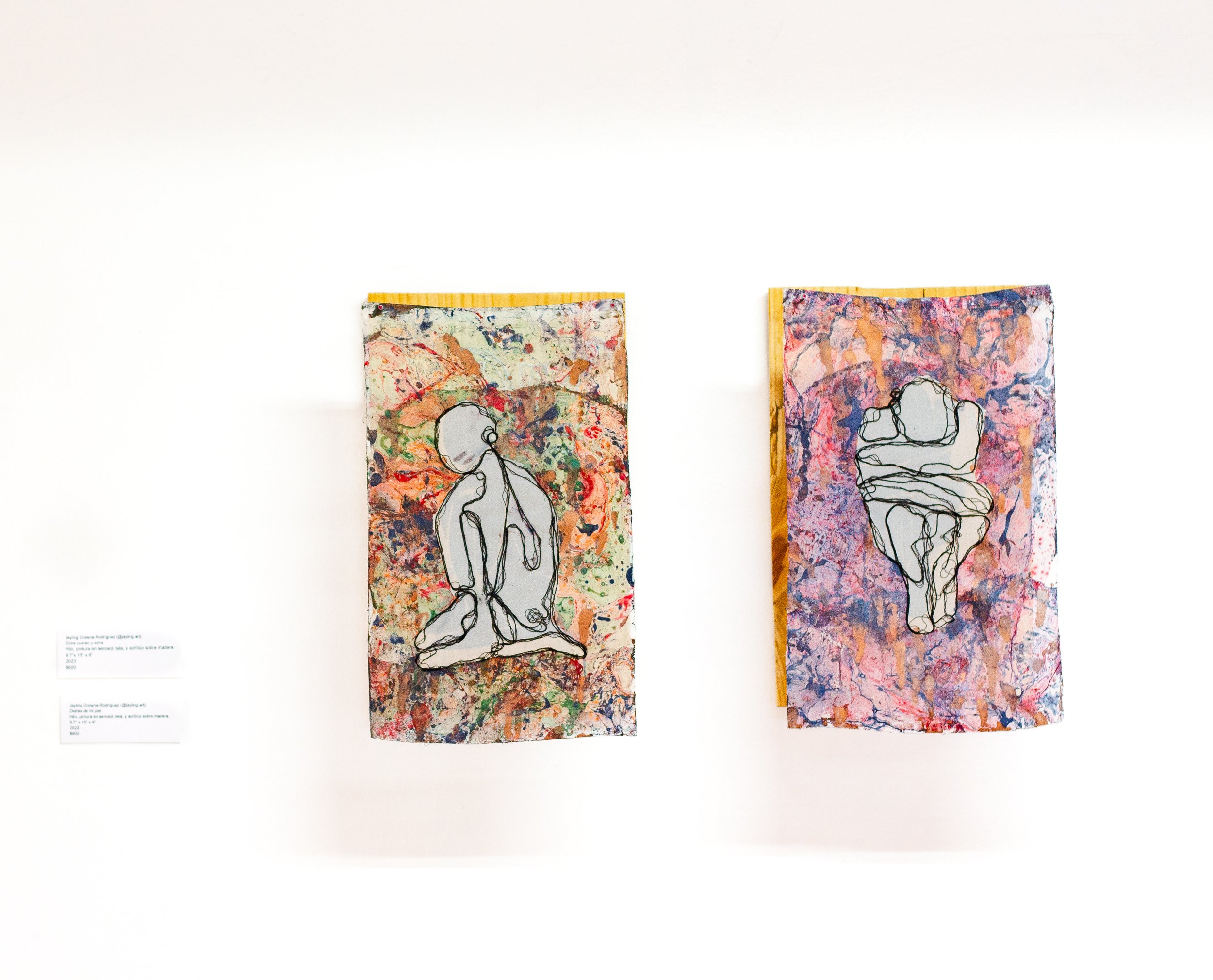 Installation view. "Expresiones Convergentes" (2024). La Lineal, San Juan, PR.