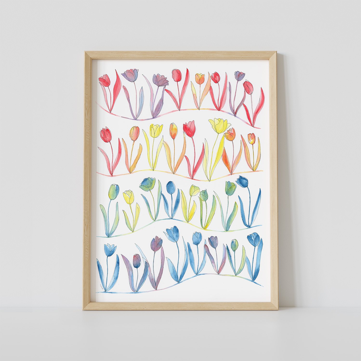 Floral Symphony - Art Print