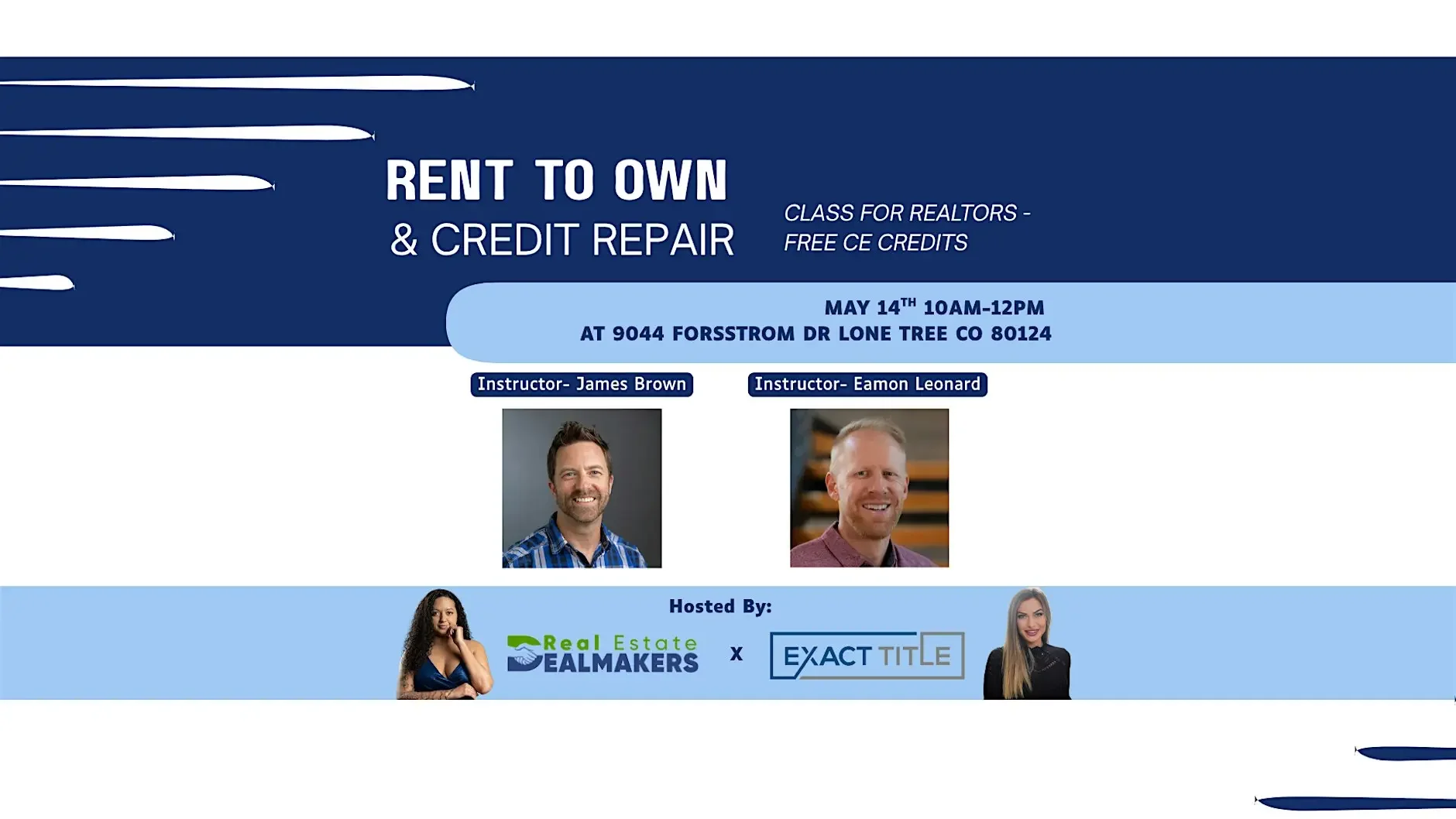 Rent-To-Own & Credit Repair Class (CE Credits)