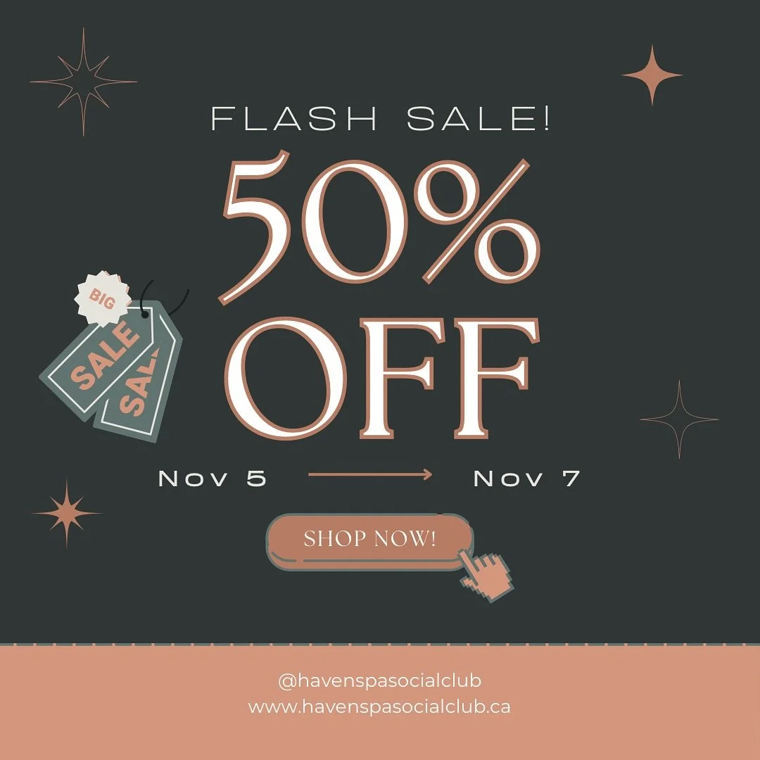 🌟 FLASH SALE ALERT! 🌟

Starting tomorrow through friday, we&rsquo;re celebrating the launch of our brand new dermaquest facial line with an exclusive 50% off sale! ✨

These advanced treatments were introduced just yesterday and this week only, you 