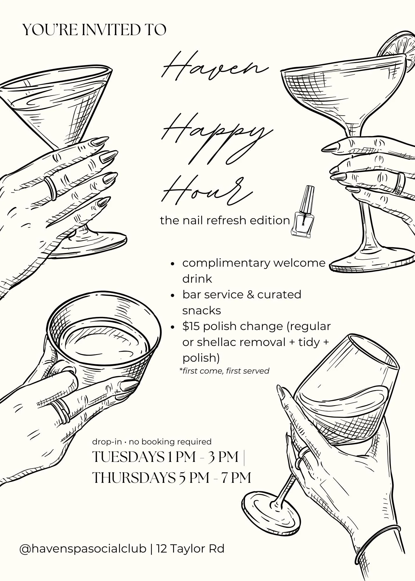 Haven Happy Hour - The Nail Refresh Edition