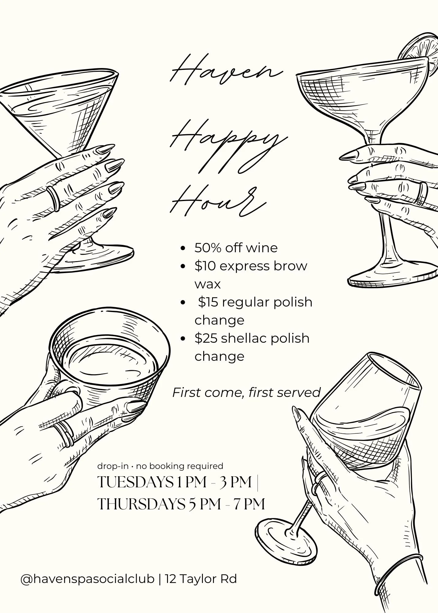Haven Happy Hour