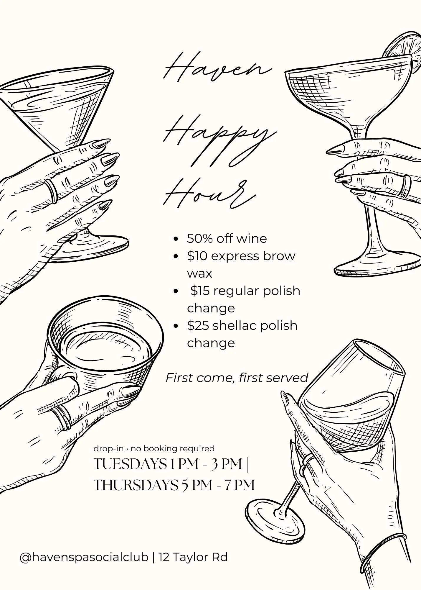 Haven Happy Hour