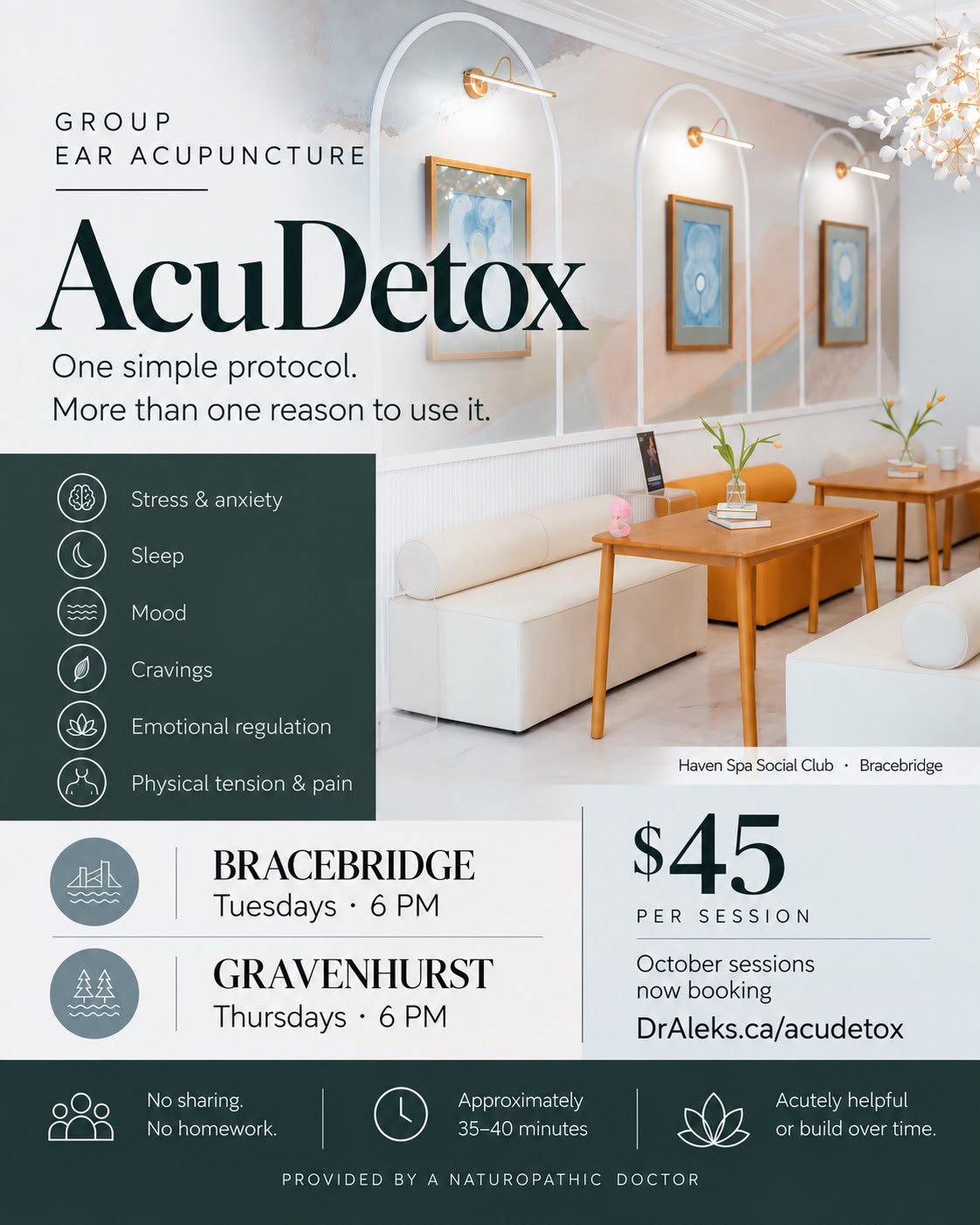 AcuDetox Tuesday, October 20th