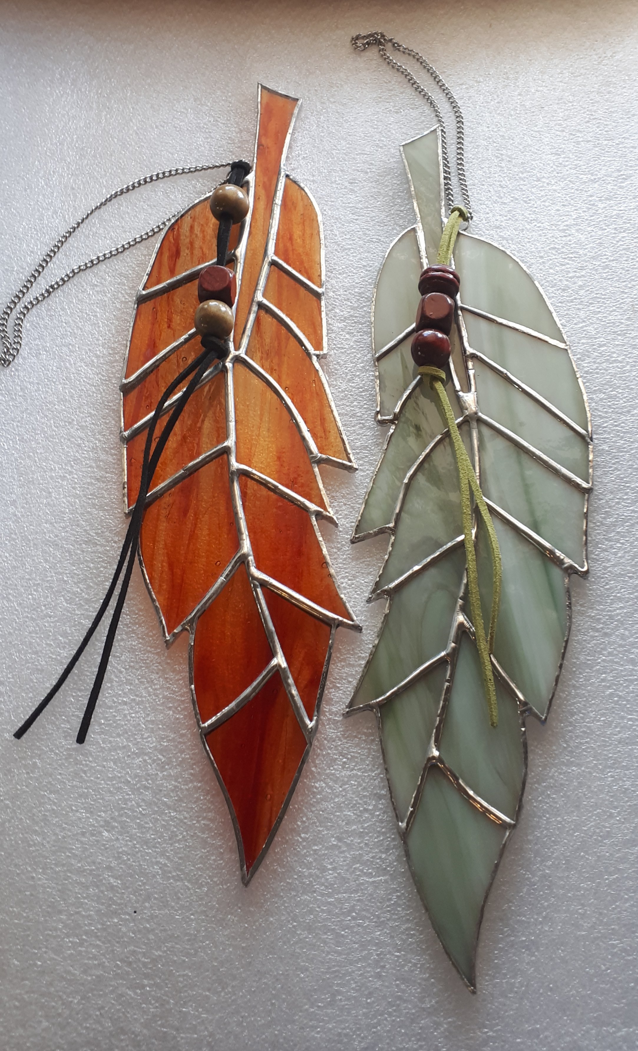 Feathers and beads