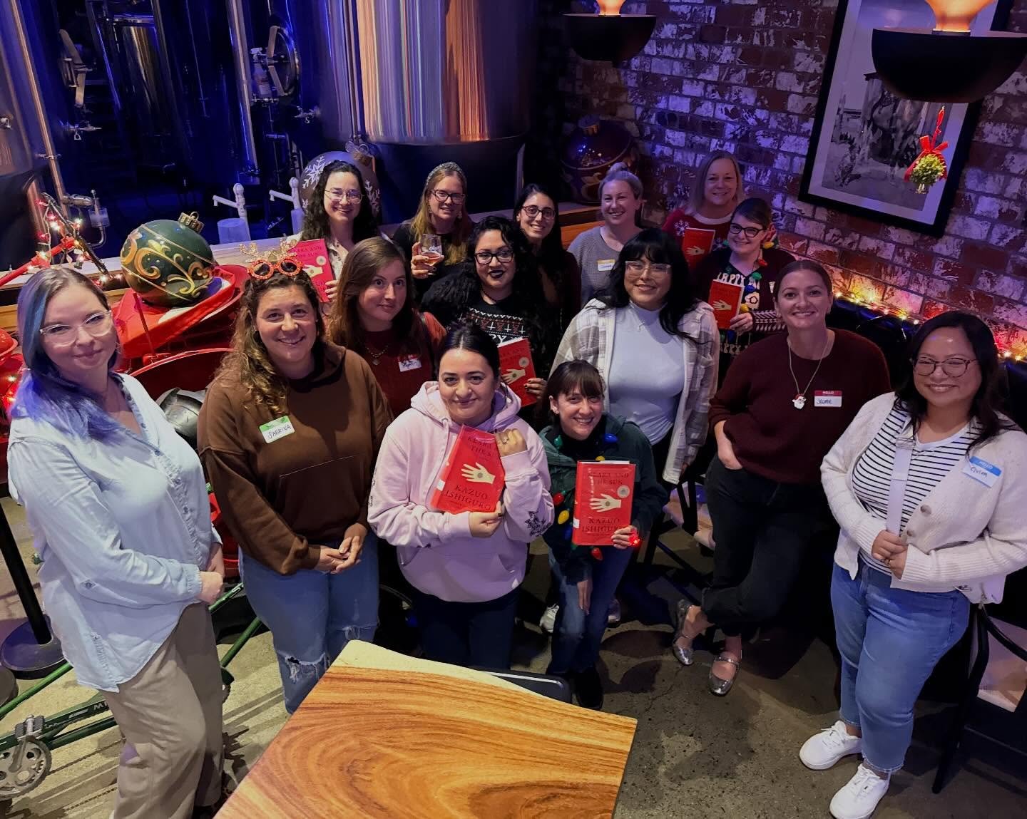Last book club of the year! Thank you @original40beer for hosting us! See you all next year!