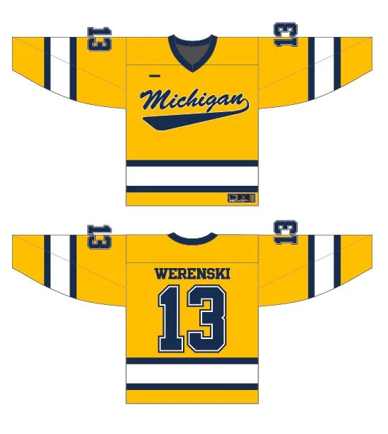 Michigan Hockey Jersey Replica