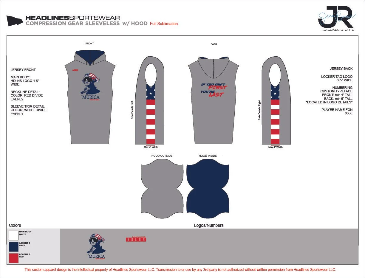 2025 Wiffleball Compression Gear Sleeveless with Hood TEAM MURICA.jpg