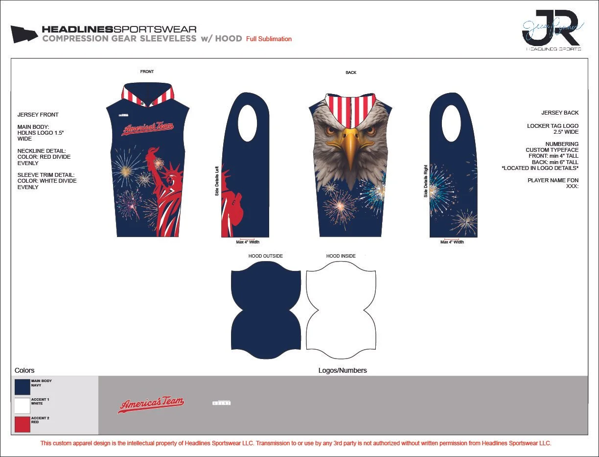 2025 Wiffleball Compression Gear Sleeveless with Hood AMERICAS TEAM.jpg