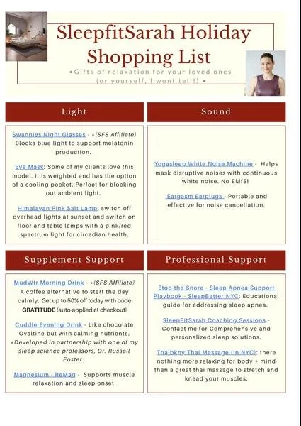 💤 Your Holiday Sleep Shopping Guide is Here! 💤🎁