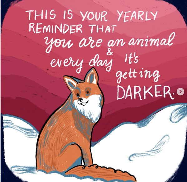 The darkest week of the year 