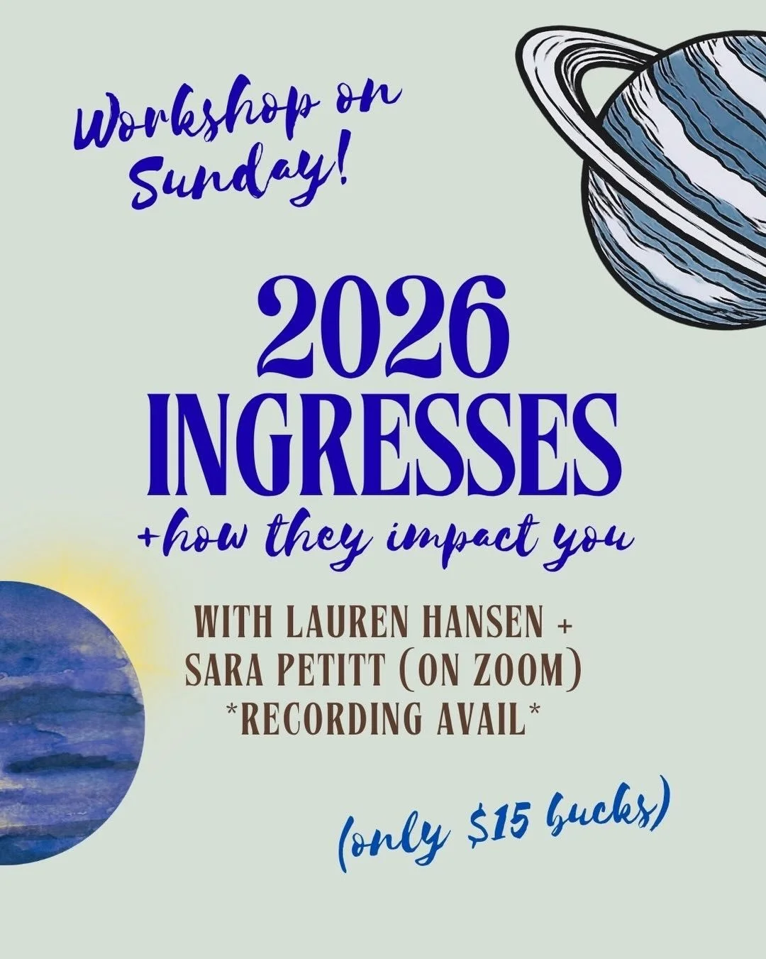 Hey everybody! I&rsquo;m throwing a lil Sunday afternoon 🌞 #astrologyworkshop with my astrohomie Sara (@mysticmirror8) at 2pm PST on Sunday &mdash; but it&rsquo;ll be recorded + emailed to you if you sign up! This is more of a presentation, less of 