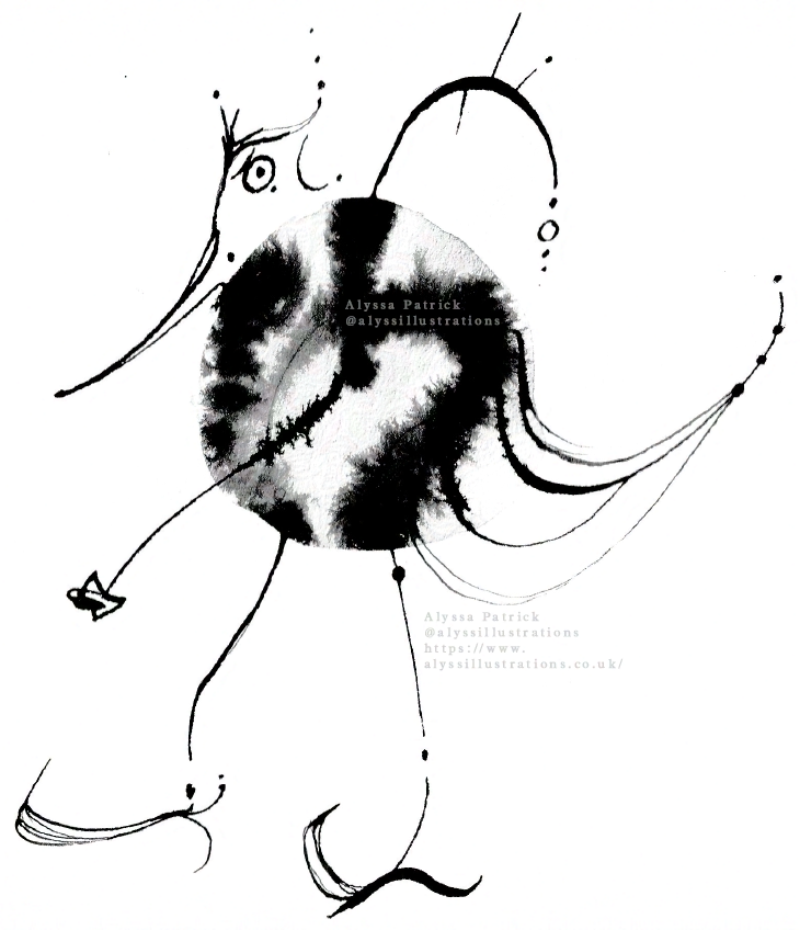 Awry is an illustrated poem depicting the experience of trying and struggling to conform.