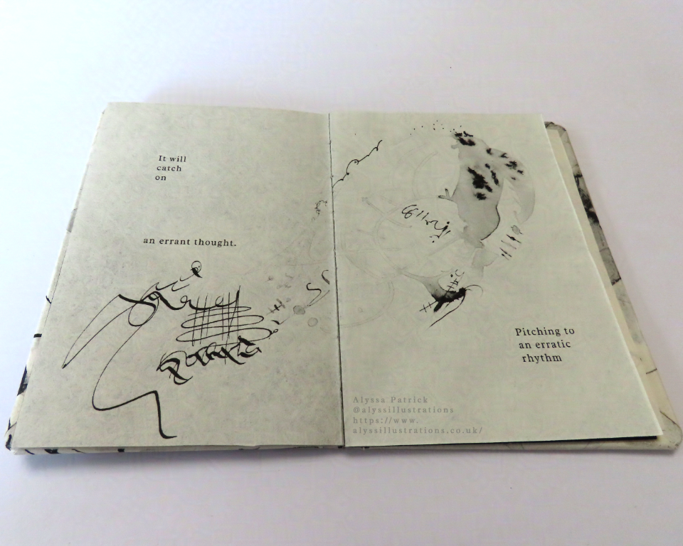 Awry is an illustrated poem depicting the experience of trying and struggling to conform.