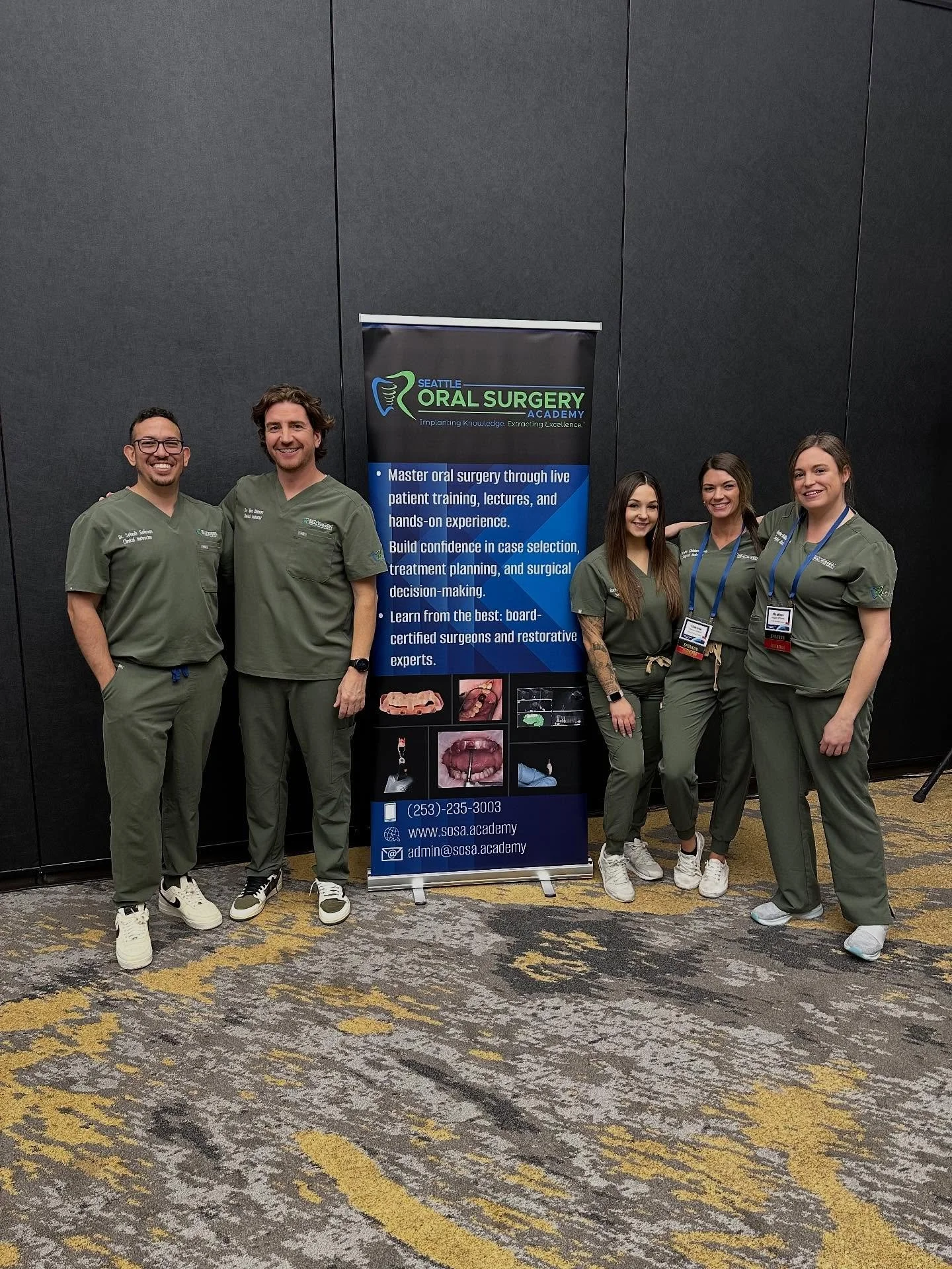 Our team had an awesome time hanging out with the @dentalstudents at the National Leadership Conference. We enjoyed running a hands on implant placement course with @straumann.us and a hands on bone grafting course with @geistlich_north_america. Spec