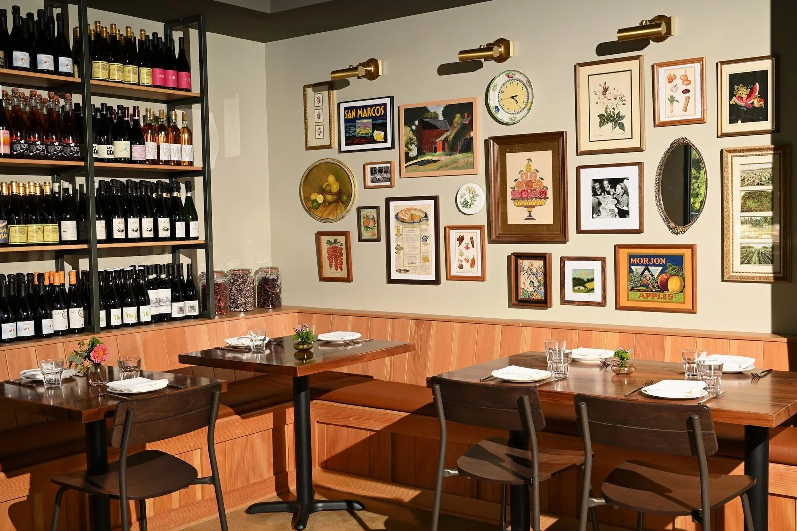 Dining Room with frames