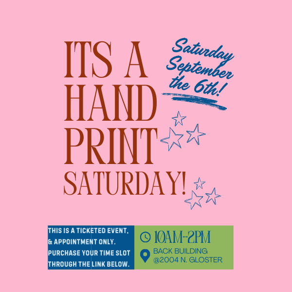 It’s a Handprint Saturday!
