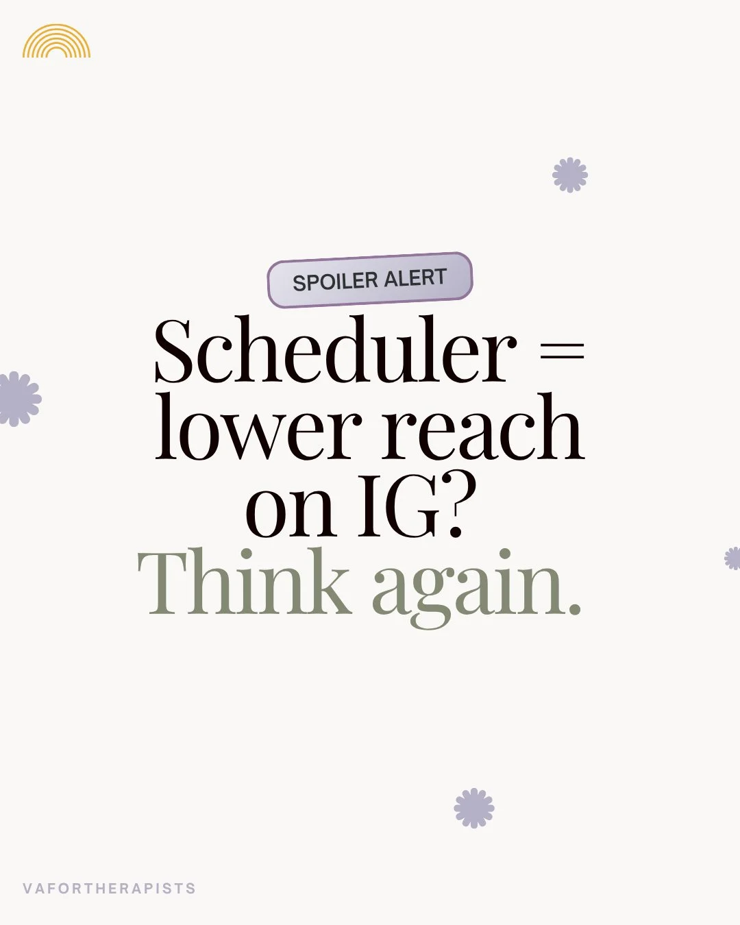 Let&rsquo;s settle this once and for all:

Using a scheduler does not lower your reach on Instagram.

I know, I know - you&rsquo;ve probably heard the whispers that &ldquo;manual posting is better&rdquo; or that &ldquo;the algorithm punishes schedule