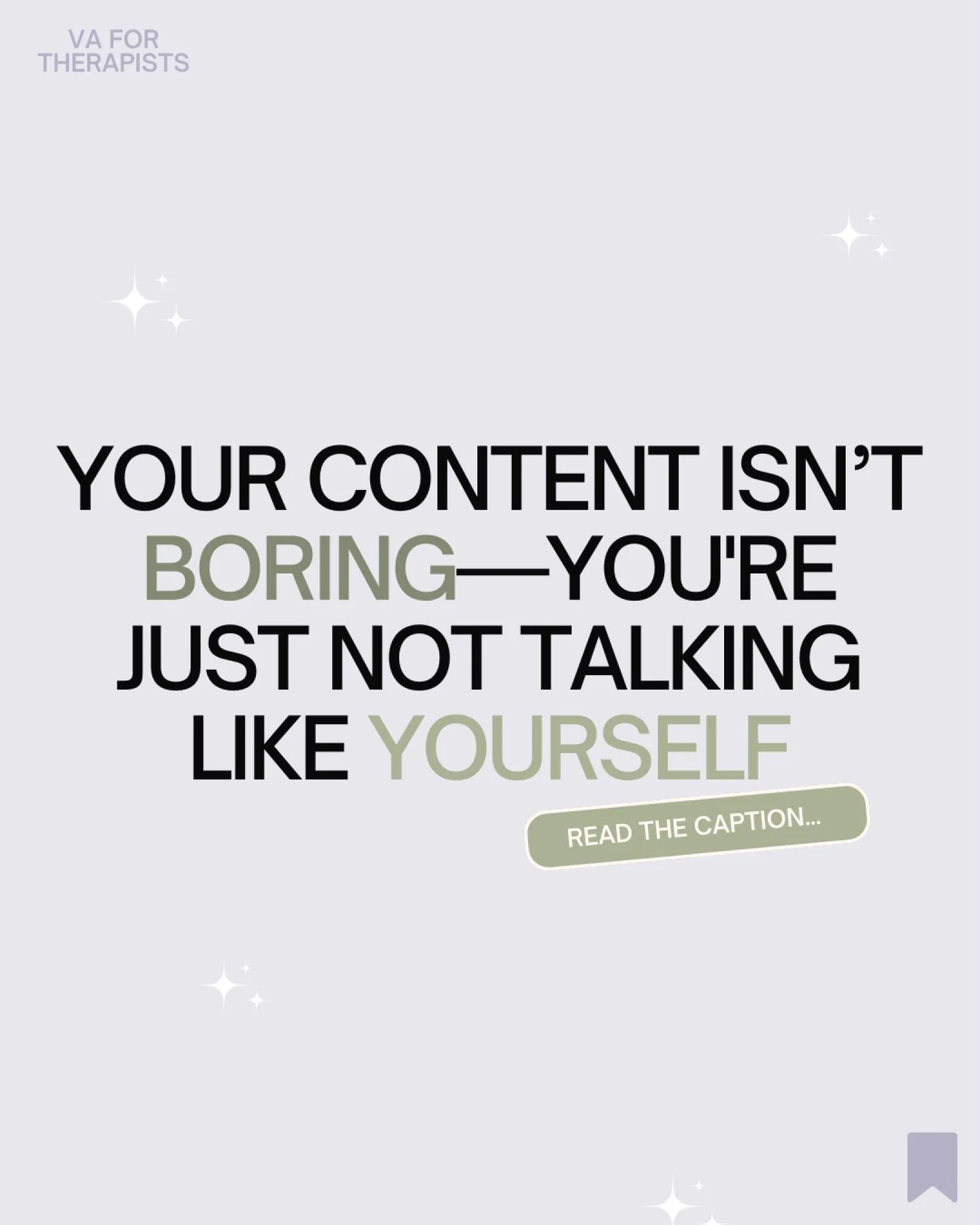 When your voice gets filtered through clinical language, fear of judgment, or pressure to sound a certain way, it can lose the energy that makes it engaging.

You don&rsquo;t have to sacrifice professionalism to sound human.

You can create content t