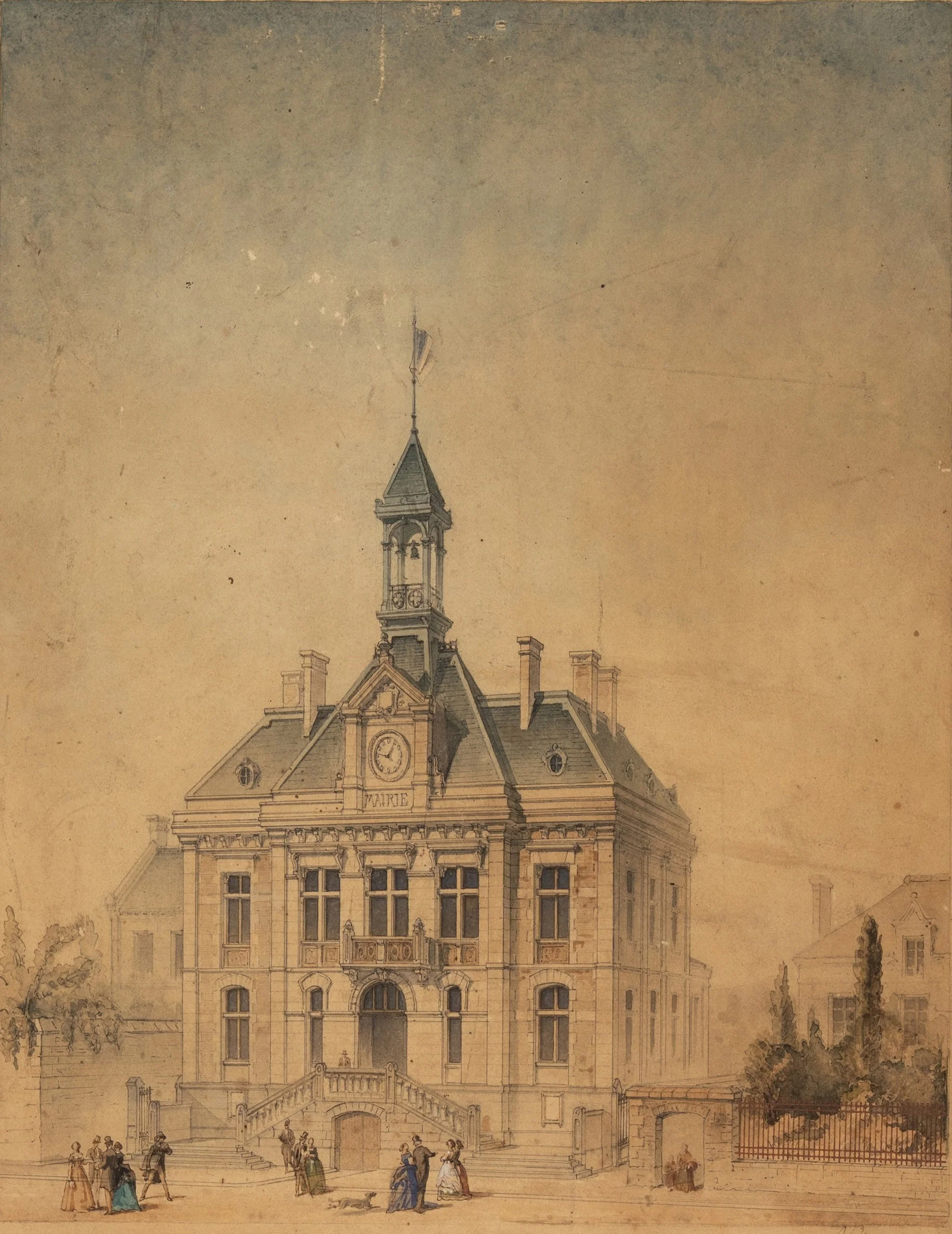 Paisant-Duclos Projet mairie de Périers Manche détail
