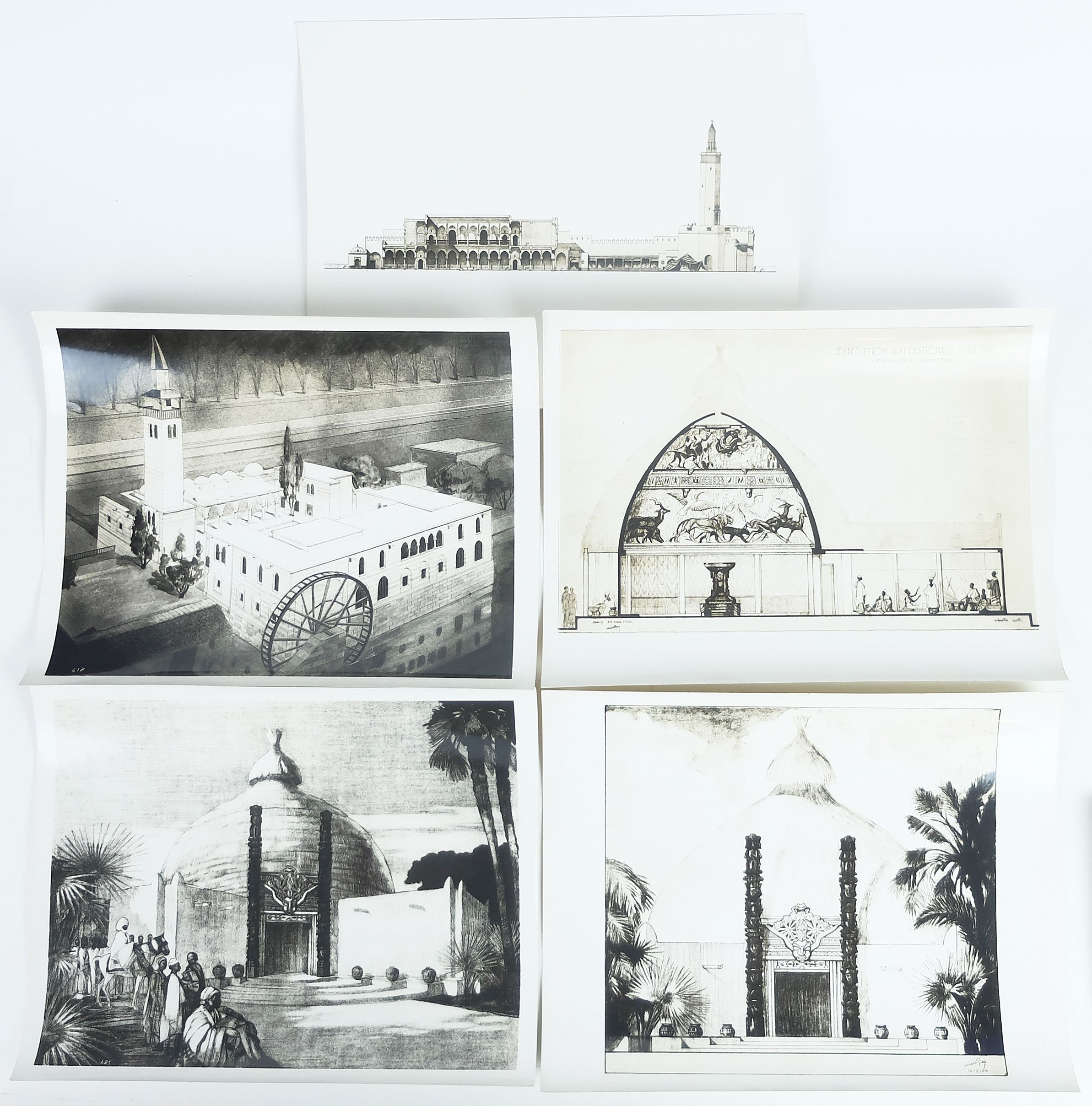 Baranger Photographies de dessins Exposition internationale Paris 1937