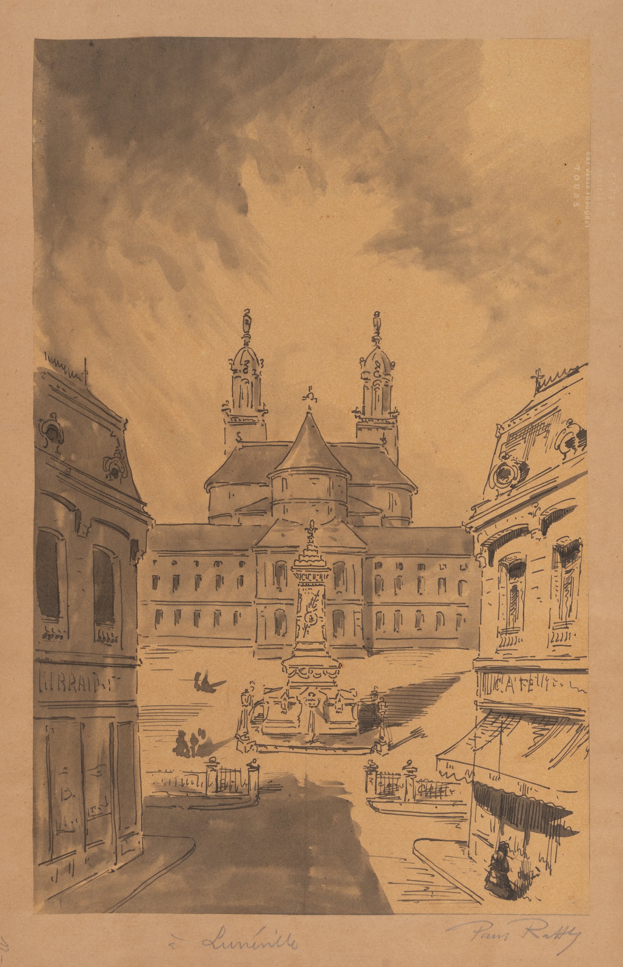 Paul Raffet. Projet d’un monument aux morts à Lunéville (Meurthe-et-Moselle).
