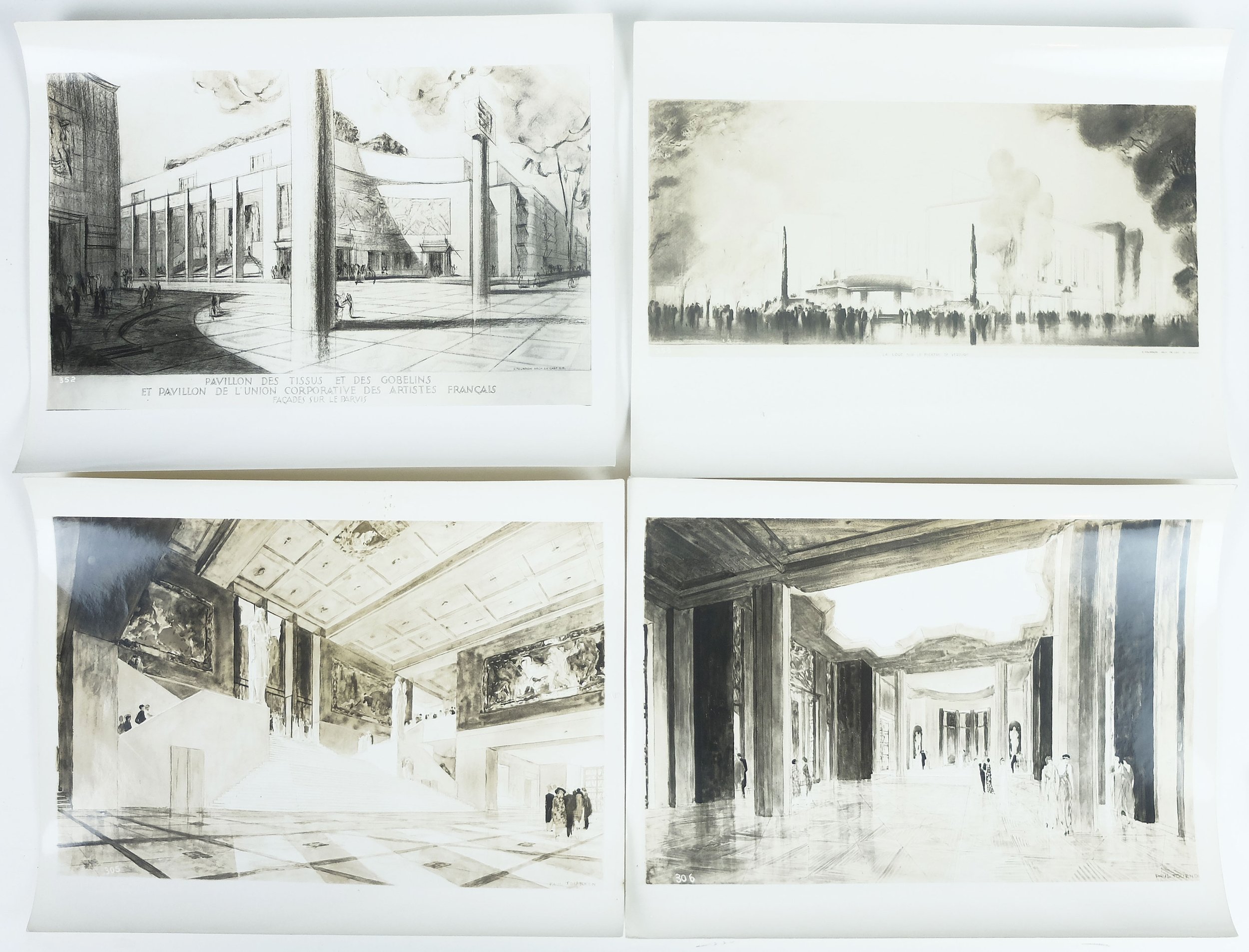 Baranger Photographies de dessins Exposition internationale Paris 1937