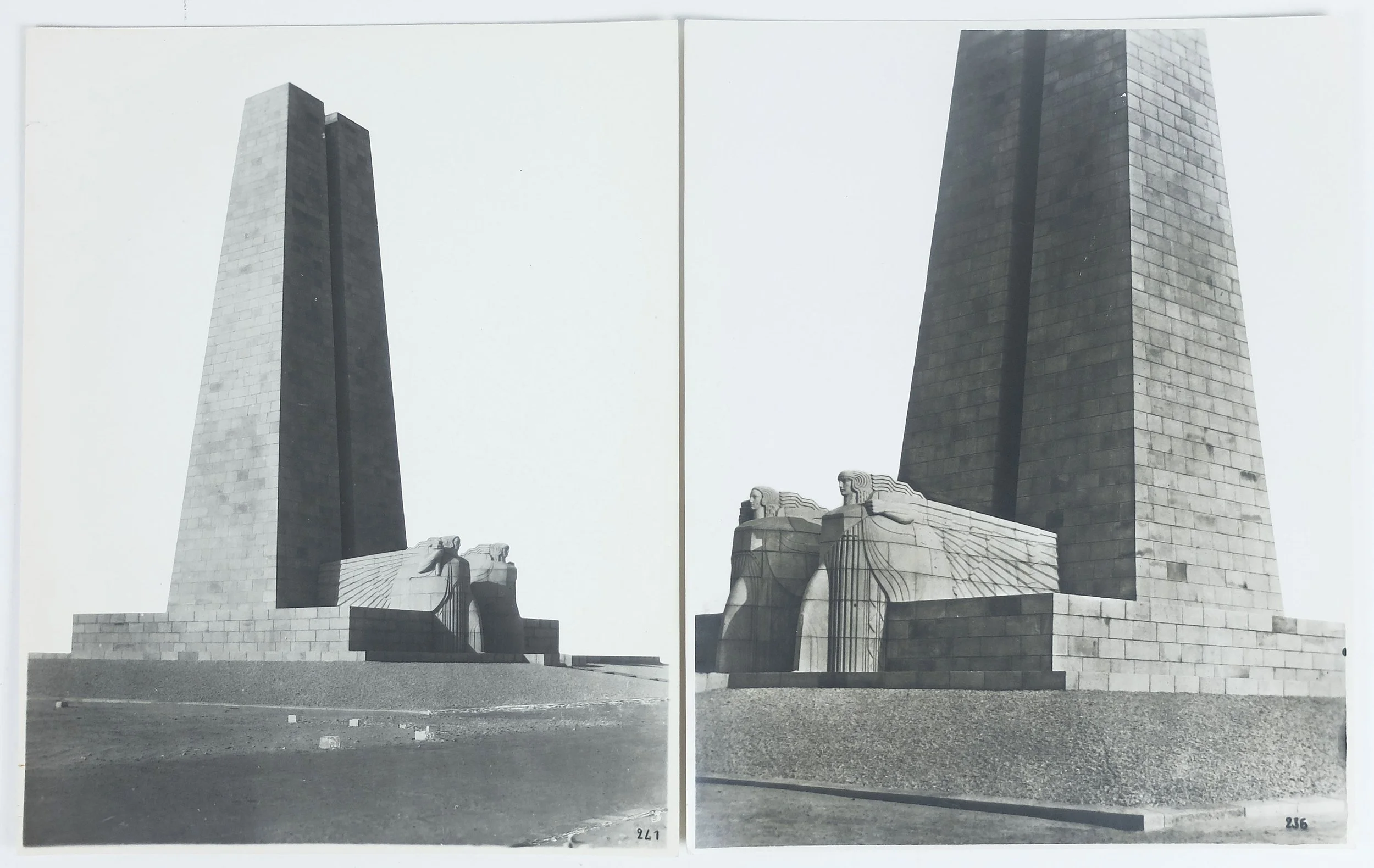 Albin Salaün photographies originales monument à la Défense du Canal de Suez