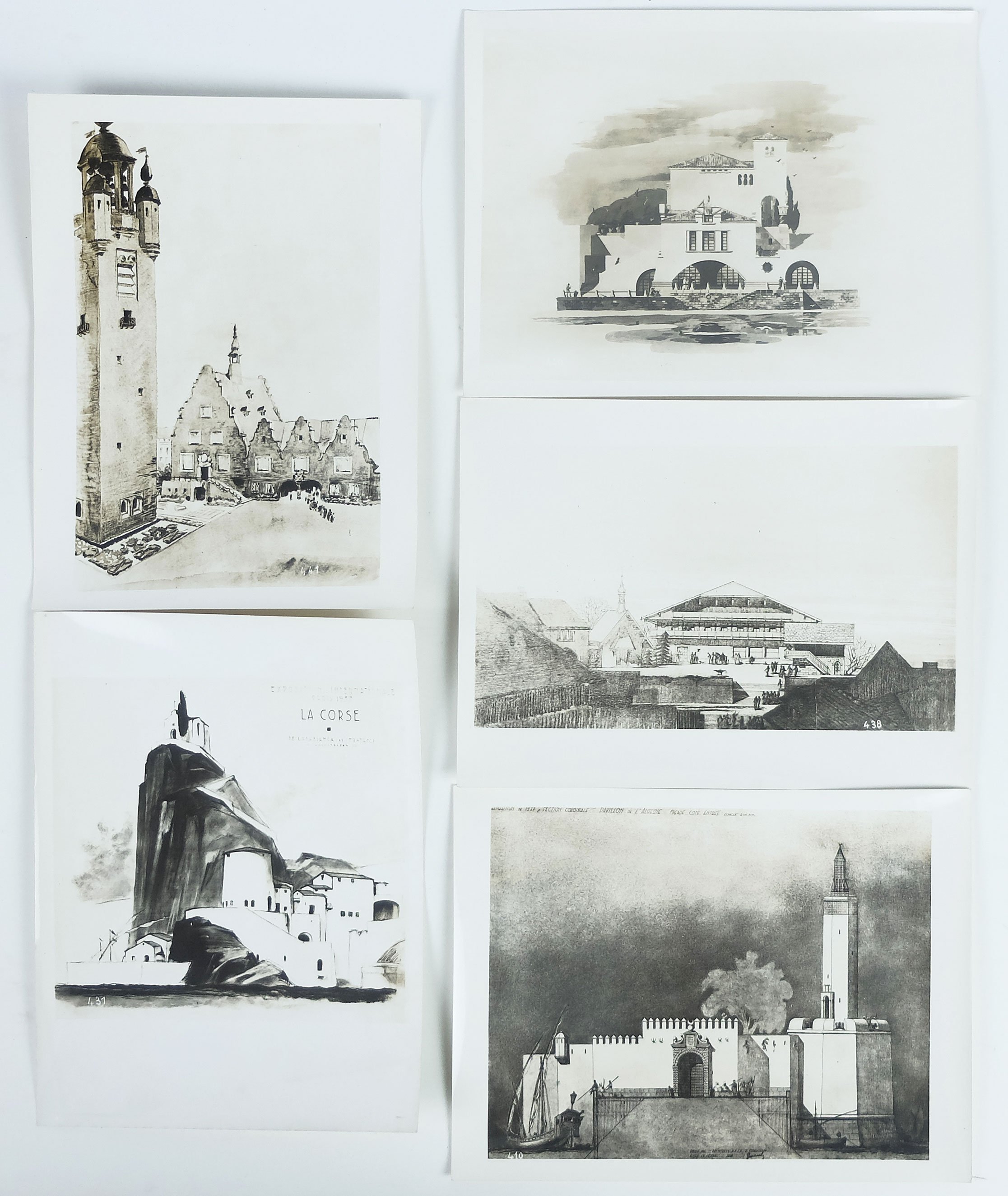 Baranger Photographies de dessins Exposition internationale Paris 1937