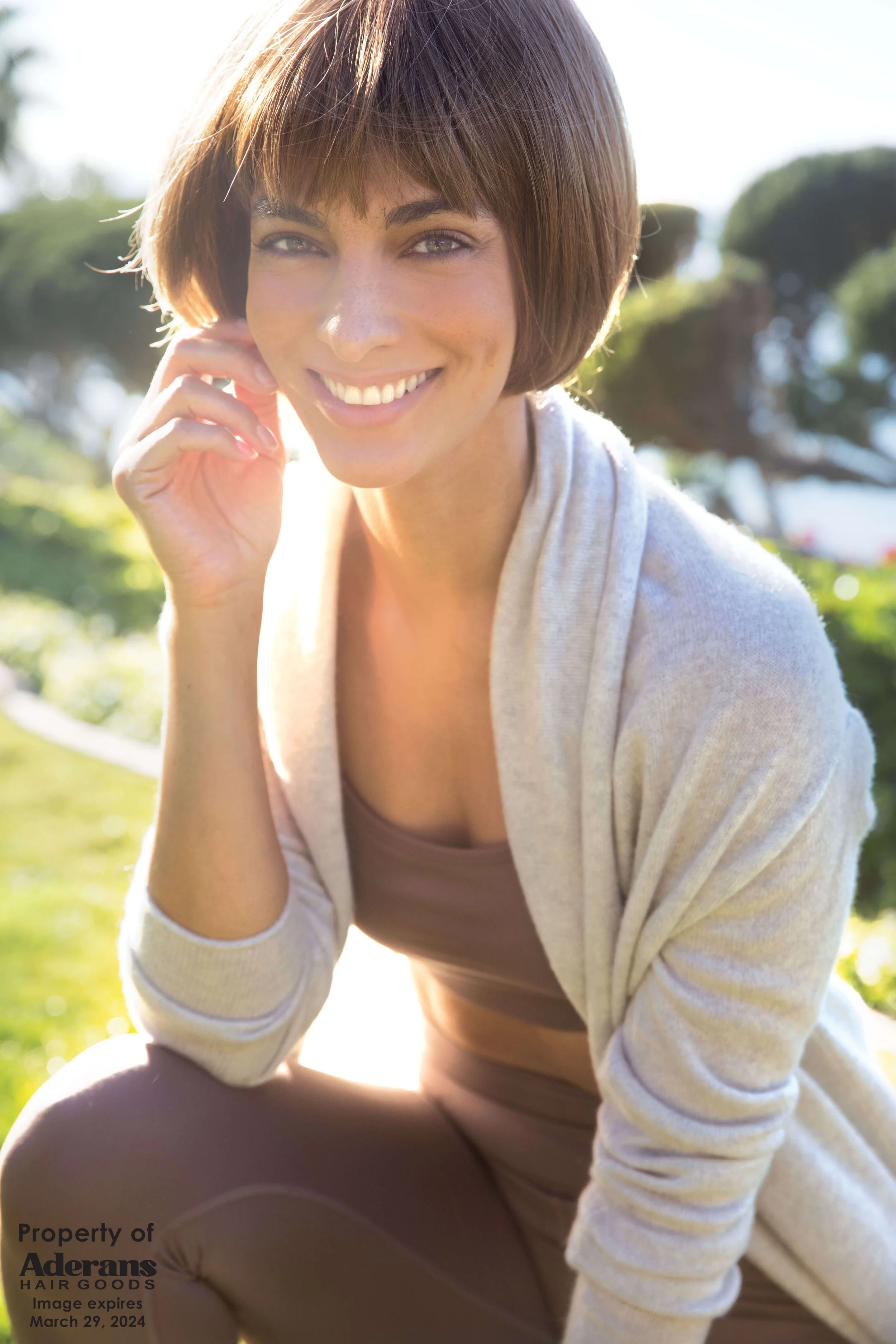 Erin + Color Shown Light Chocolate + Lace Front + Double Layered Monofilament Top