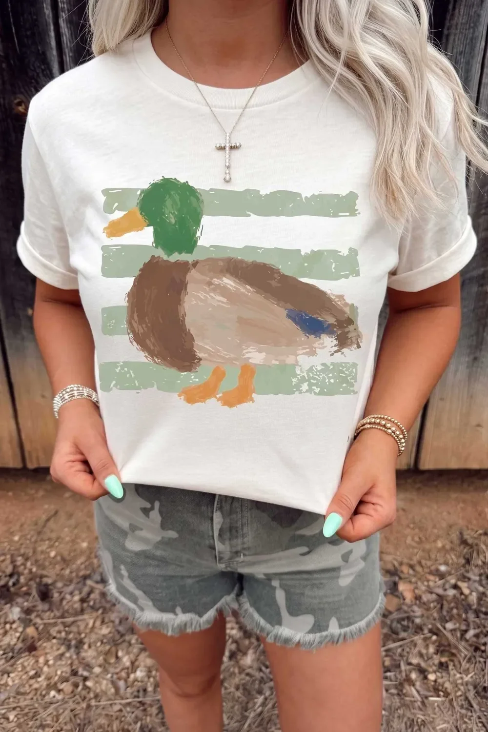 Wild Hem | Wild Mallard Graffiti Graphic Tee
