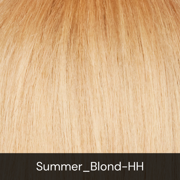 Close-up of blonde hair with text 'Summer_Blond-HH' at the bottom.