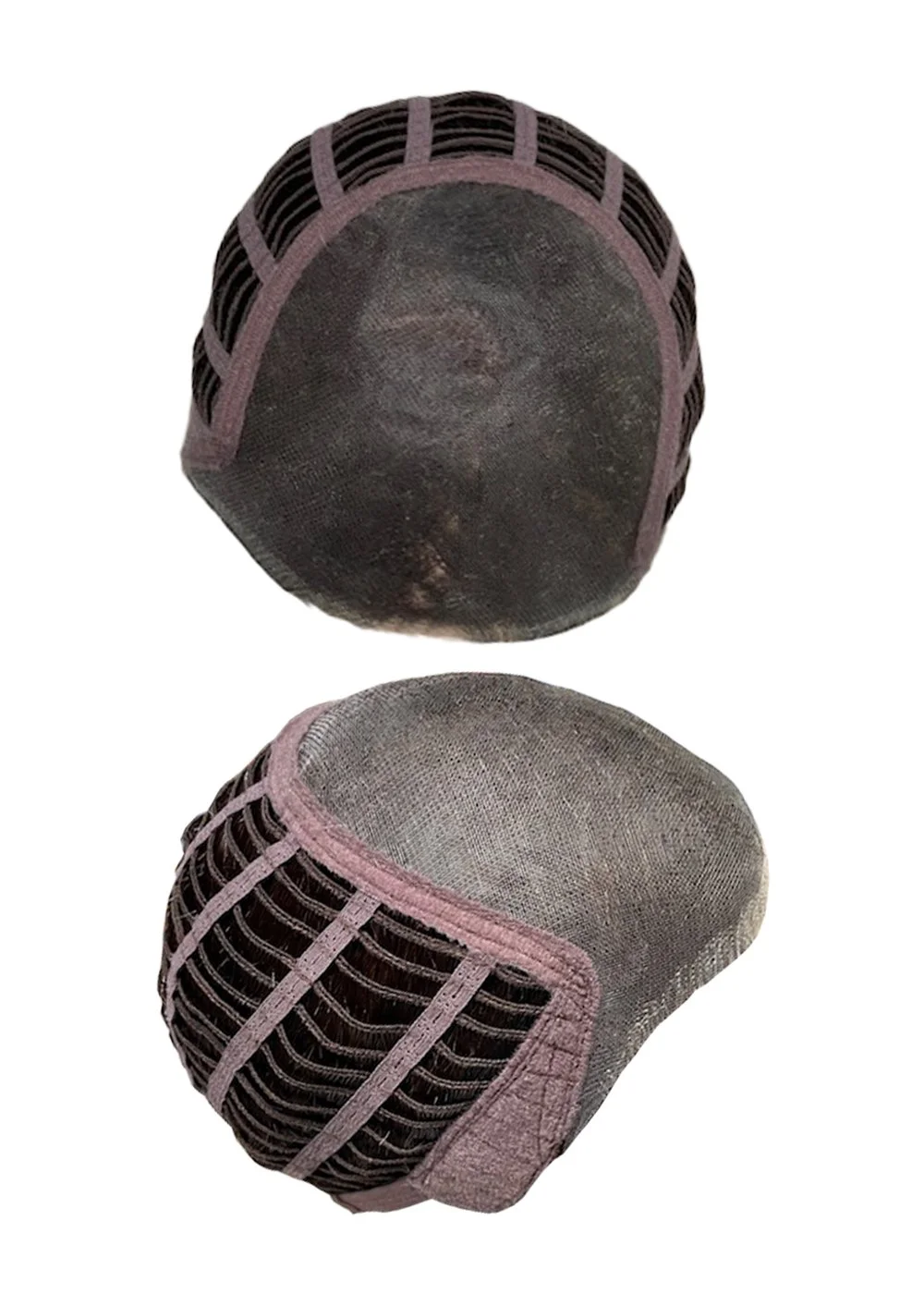 Cafe Extended Full Mono Lace Front with Velcro Adjusters (This is one of the Updated Cafe Cap Designs).  Styles with this cap will have an E after the name.