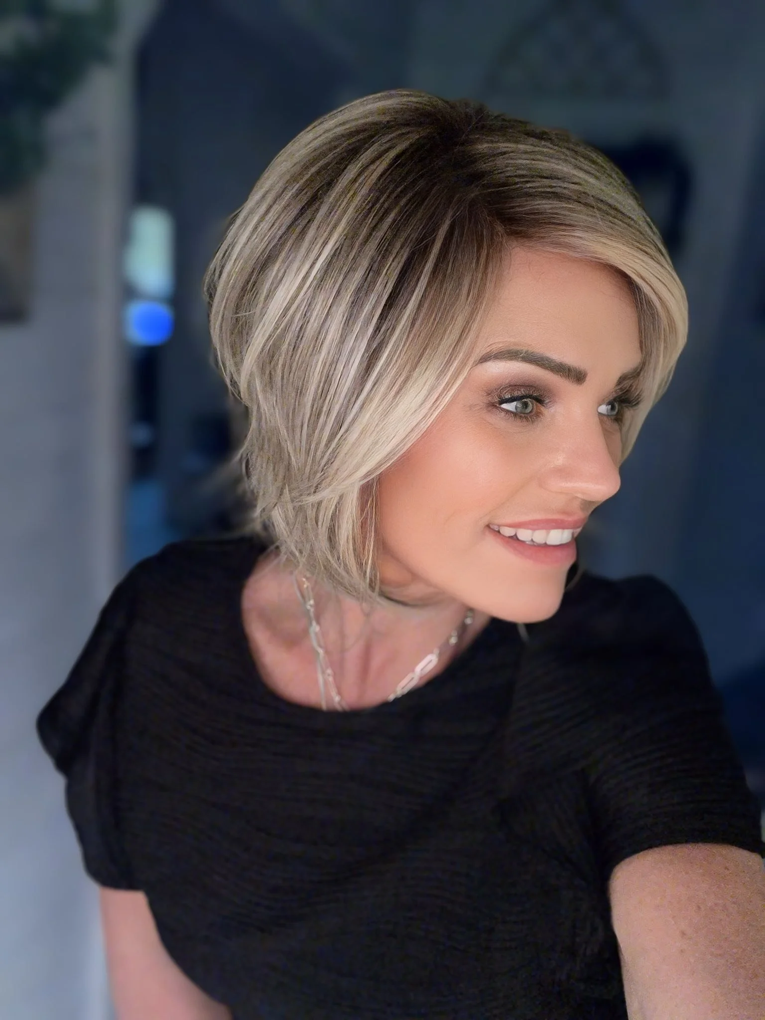 Wintour Cool Chai Blonde-R shown on Brandi
