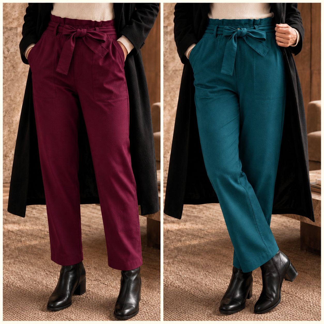 Wild Hem | Dear Scarlett | Paperbag Pant